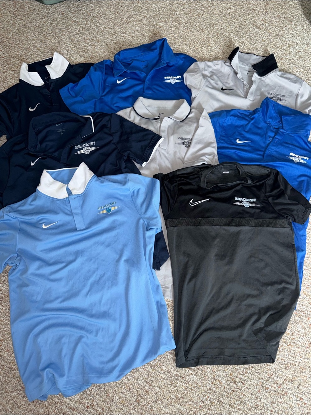 Men’s Nike seacoast United shirts bundle